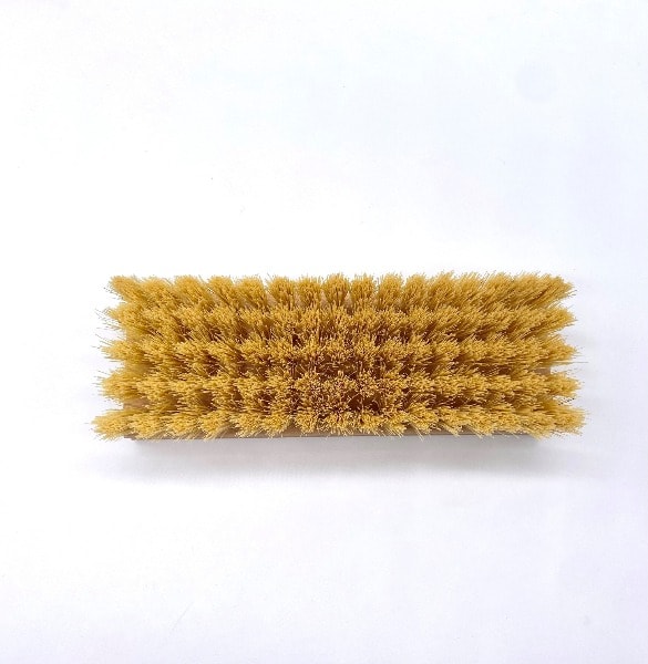 Cleaning brush for carpet and upholstery cleaning.